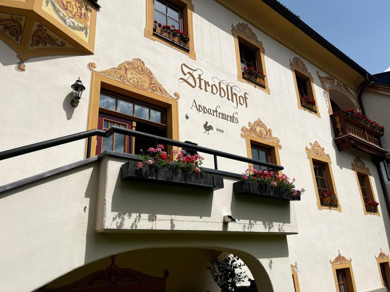 Stroblhof Toblach-Dobbiaco Dış mekan fotoğraf