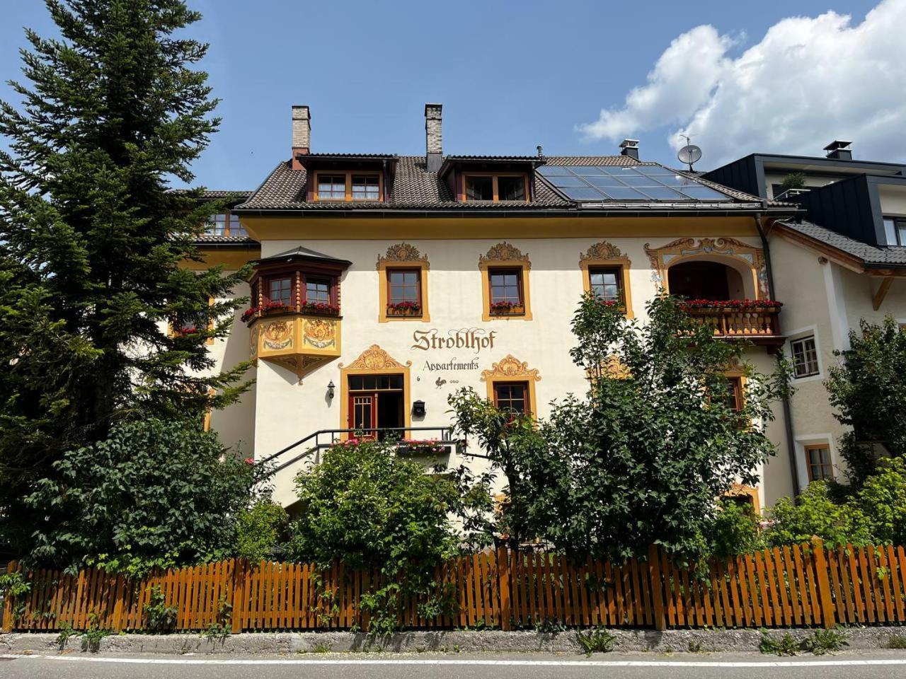 Stroblhof Toblach-Dobbiaco Dış mekan fotoğraf